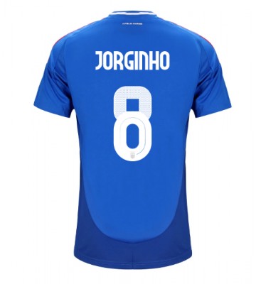 Italien Jorginho Frello #8 Replika Hjemmebanetrøje EM 2024 Kortærmet